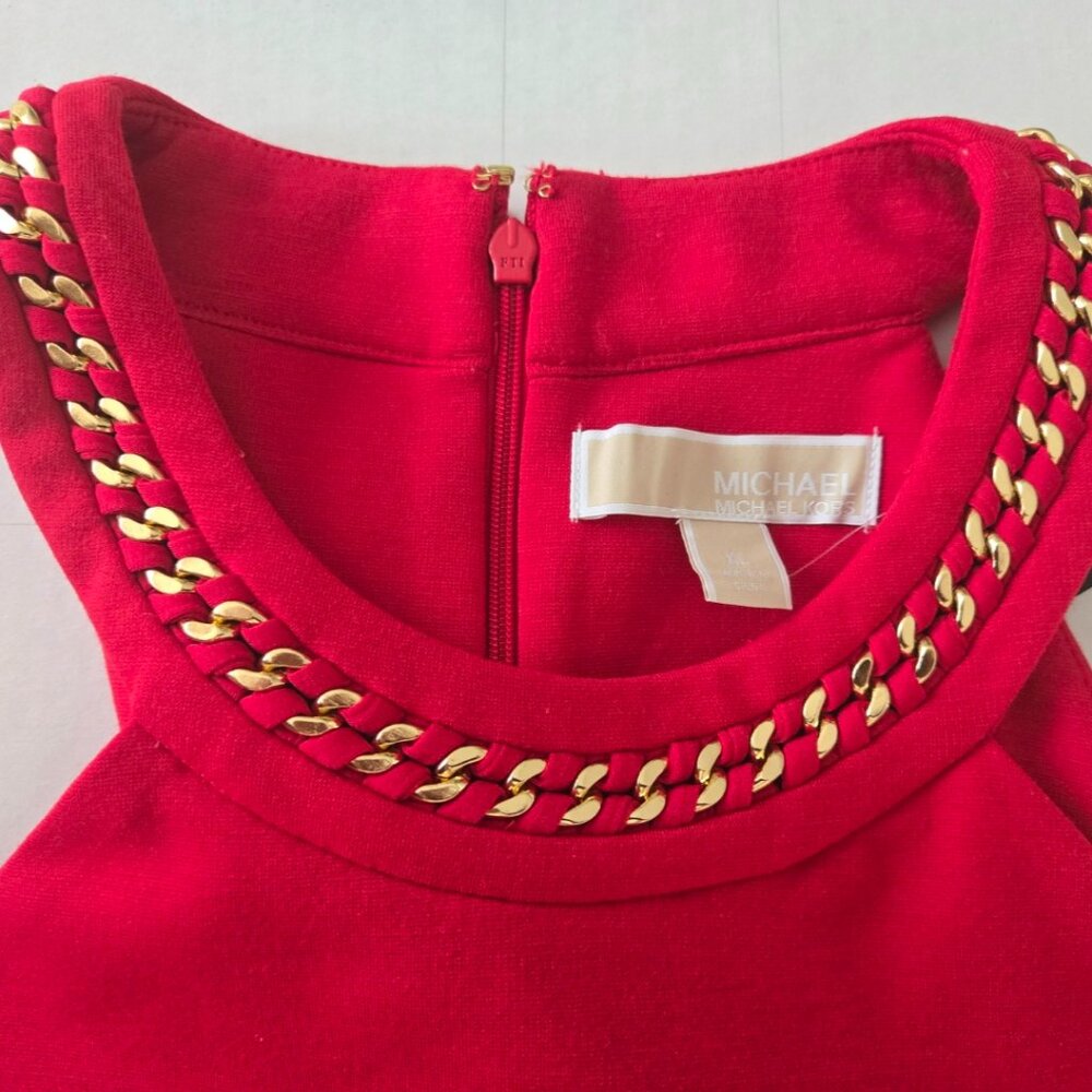 Red Michael Kors dress